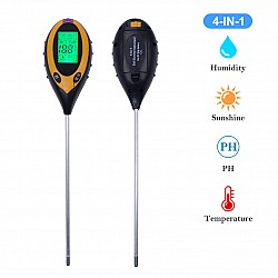 4-in-1 Soil Moisture Temperature Tester PH Meter | Tools | Instruments