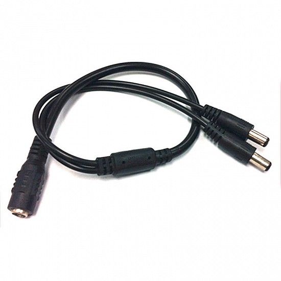 5.5*2.1mm 1 Female to 2 Male DC Power Splitter Adapter Cable | Accessories | Cable
