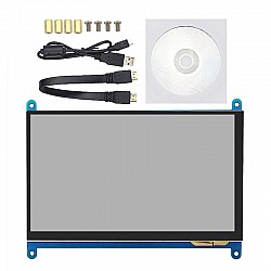 Raspberry Pi 4B/3B+ 7 inch 800*480 LCD Touch Display Screen with HDMI Cable | Modules | Display/LED