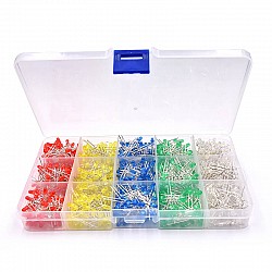 1000pcs 3MM LED Box Kit (Red/Yellow/Blue/Green/ White) | Accessories | Parts Pack