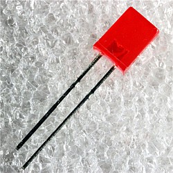 2*5*7 Red with Red Light Square LED | Components | Diode