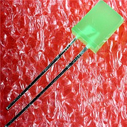 2*5*7 Green Square LED with Green Light | Components | Diode