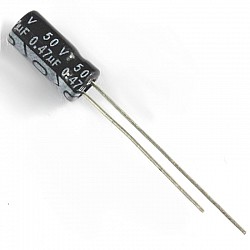 Electrolytic Capacitor 50v0.47uf 5*11MM | Components | Capacitors