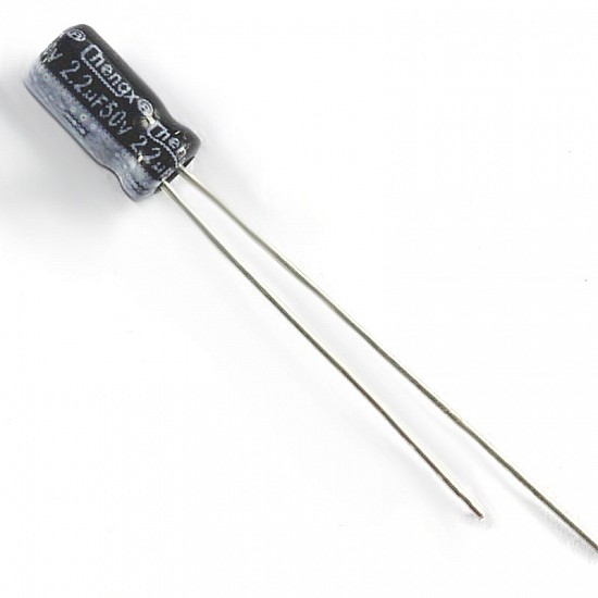 Electrolytic Capacitor 50V 2.2UF 5*11MM | Components | Capacitors