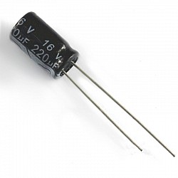 Electrolytic Capacitor 16V/220UF 6.3*12MM | Components | Capacitors