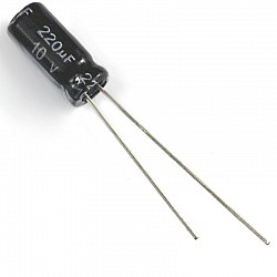Electrolytic Capacitor 10v/220uf 5*11MM | Components | Capacitors