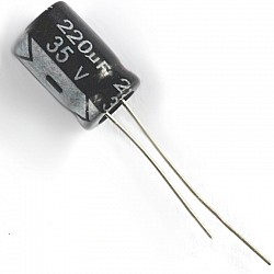 Electrolytic Capacitor 35v/220uf 8*12MM | Components | Capacitors