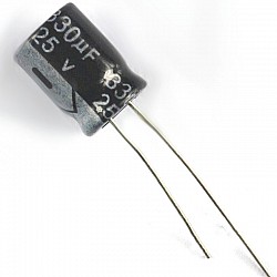 Electrolytic Capacitor 25V/330UF 8*12MM | Components | Capacitors