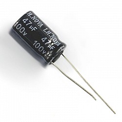 Electrolytic Capacitor 100V/47UF 8*12MM | Components | Capacitors