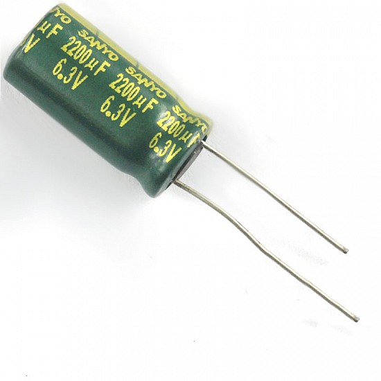 Electrolytic Capacitor 6.3V/2200UF 10*20MM | Components | Capacitors