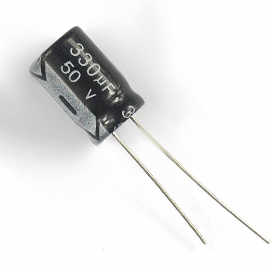 Electrolytic Capacitor 50V/330UF 10*17MM | Components | Capacitors