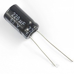 Electrolytic Capacitor 63V220UF 10*16MM | Components | Capacitors
