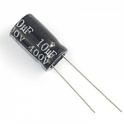 Electrolytic Capacitor 400V/10UF 10*17MM | Components | Capacitors