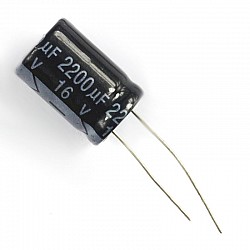 Electrolytic Capacitor 16V 2200UF 10*20MM | Components | Capacitors