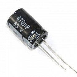 Electrolytic Capacitor 63V 470UF 13*25MM | Components | Capacitors
