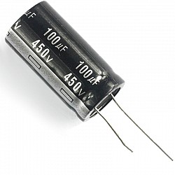 Electrolytic Capacitor 450V/100UF 18*35MM | Components | Capacitors
