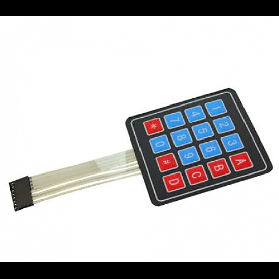 16 Keys 4x4 Matrix - Membrane Type Keypad - Arduino 16 Keys 4x4 Matrix - Membrane Type Keypad - Sensor - Arduino