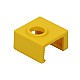 MK8 Aluminum Block Silicone Protective Cover for 3D Printer Yellow MK8 Aluminum Block Silicone Protective Cover for 3D Printer Yellow