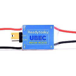Readytosky 2-6S 5V/3A And 12V/3A Switchable UBEC