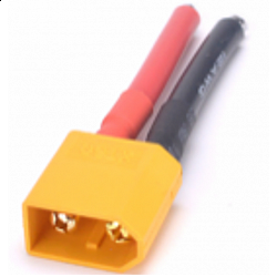 Xt60 Male Connector With 4Cm 12Awg Silicone Wire
