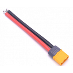 Amass Xt60H Male Connector With 10Cm 12Awg Silicone Wire