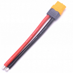 Amass Xt60H Female Connector With 10Cm 12Awg Silicone Wire