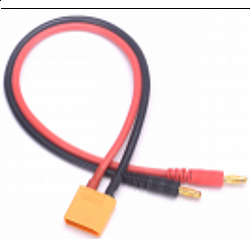 Xt90 Male To 4.0Mm Banana Plug With 30Cm 12Awg Silicone Charger Cable