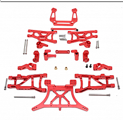 1 Set 2Wd Aluminum Alloy Metal Upgrade Chassis Parts Kit