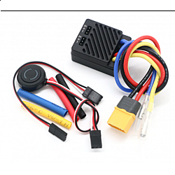 Isdt Esc70 Wp 1080 70A Brushed Motor Esc Waterproof 2-3S Phone Control Electronic Speed Controller With Xt60 Plug