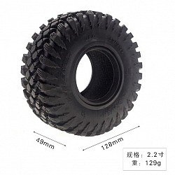 1Pcs Rubber Tyre 2.2 Wheel Tires