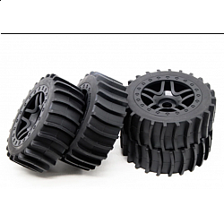 4Pcs 1:8 Sandy Road Desert Beach Rubber Tire Racing Tyre Universal