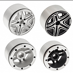 1Pcs Metal 2.2” Beadlock Wheel Rim