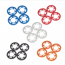 4Pcs 1.9" Wheel Outer Rings Aluminum Alloy Beadlock Wheel Rim Pressure Rings