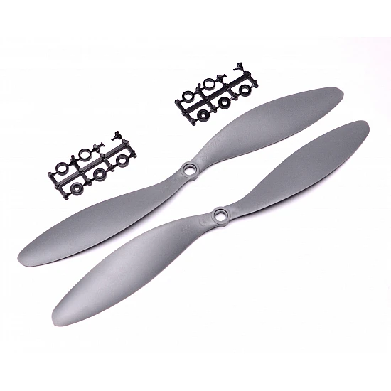 1147 (11X4.7) Glass Fiber Nylon Gray Propellers 1CW + 1CCW- 1pair 1147 (11X4.7) Glass Fiber Nylon Gray Propellers 1CW + 1CCW- 1pair