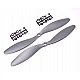 1147 (11X4.7) Glass Fiber Nylon Gray Propellers 1CW + 1CCW- 1pair 1147 (11X4.7) Glass Fiber Nylon Gray Propellers 1CW + 1CCW- 1pair