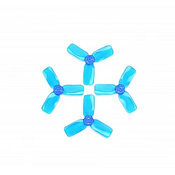 2 Pairs 2030 3 Blades 2 Inch Clear Propeller CW&CCW Blue