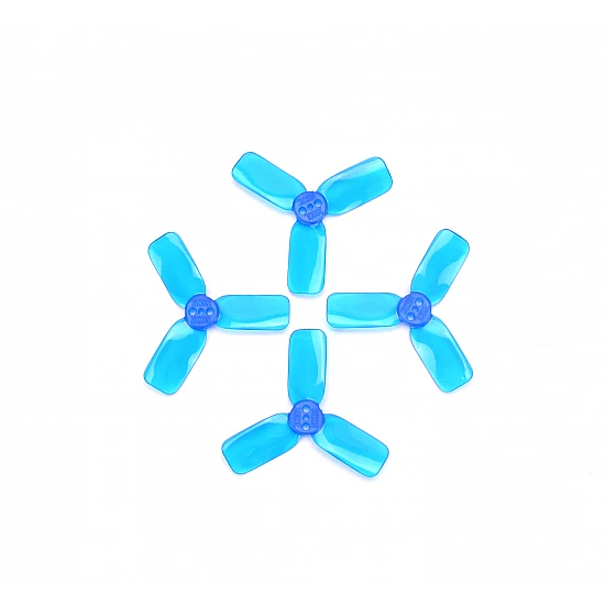 2 Pairs 2030 3 Blades 2 Inch Clear Propeller CW&CCW Blue 2 Pairs 2030 3 Blades 2 Inch Clear Propeller CW&CCW Blue
