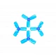 2 Pairs 2030 3 Blades 2 Inch Clear Propeller CW&CCW Blue 2 Pairs 2030 3 Blades 2 Inch Clear Propeller CW&CCW Blue