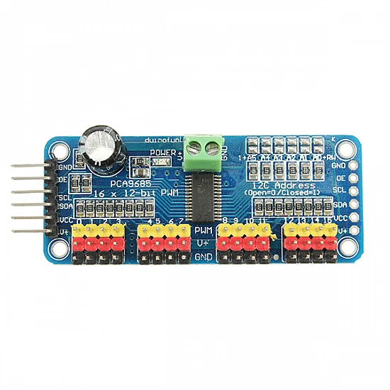 16 Channel PWM Servo Motor Driver I2C Module - Arduino 16 Channel PWM Servo Motor Driver I2C Module - Sensor - Arduino