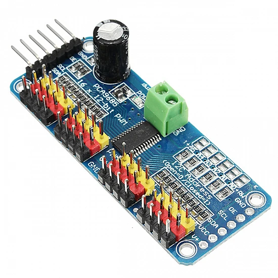 16 Channel PWM Servo Motor Driver I2C Module - Arduino 16 Channel PWM Servo Motor Driver I2C Module - Sensor - Arduino