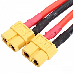 XT60 Connector 2 Female to 1 Males Parallel Connection Cable