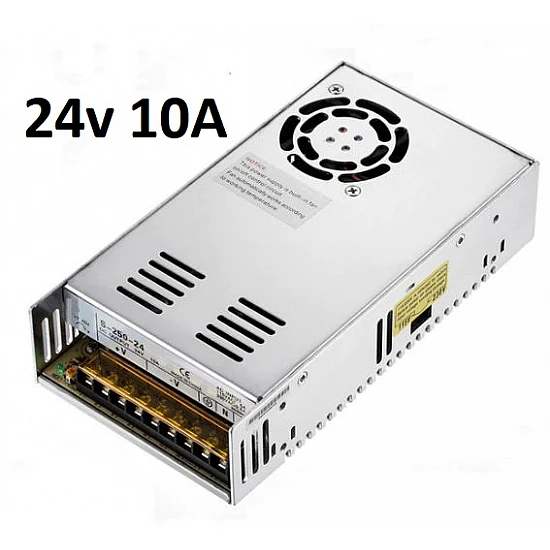 24V 10A SMPS Industrial Power Supply - 3D Printer and Accessories 24V 10A SMPS Industrial Power Supply - Power Supply - 3D Printer - 3D Printer and Accessories