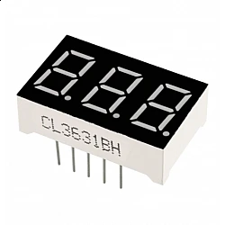 Red 0.56inch 3 Digit 7 Segment LED Display Digital Tube - Common Anode