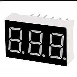 Red 0.56inch 3 Digit 7 Segment LED Display Digital Tube - Common Anode