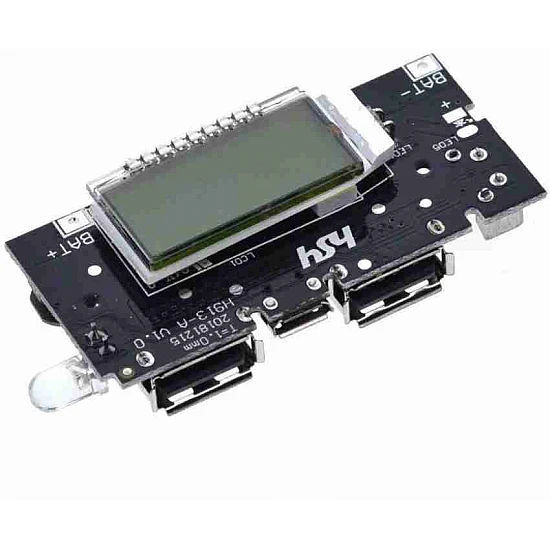 18650 Lithium Battery Dual USB Power Charging Module |5V 1A 18650 Lithium Battery Dual USB Power Charging Module |5V 1A