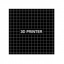 220X220mm Printing Platform With Grid Coordinates Sticker for Anet A8