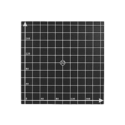 220X220mm Printing Platform With Grid Coordinates Sticker for Anet A8