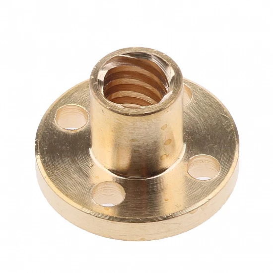 3D Printer CNC Copper Lead Screw Nut 2x2mm 3D Printer CNC Copper Lead Screw Nut 2x2mm