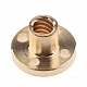 3D Printer CNC Copper Lead Screw Nut 2x2mm 3D Printer CNC Copper Lead Screw Nut 2x2mm