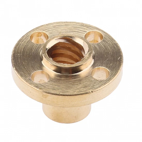 3D Printer CNC Copper Lead Screw Nut 2x2mm 3D Printer CNC Copper Lead Screw Nut 2x2mm